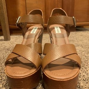 Steve Madden piranna style wedge heels